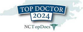 North Carolina Top Doctors award recognizing Dr. Peter Capizzi for excellence in plastic surgery.