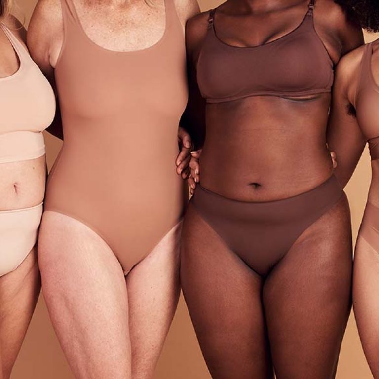 Best Types of Breast Lifts, four women with different types of breasts.