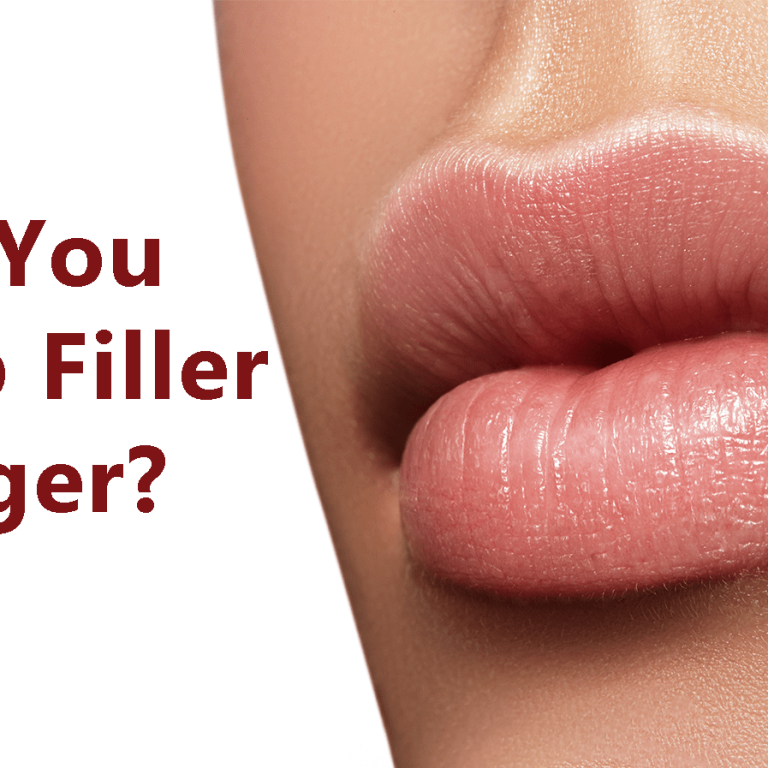 Close up of woman's lips after a Lip Filler procedure with the words "How do you make lip filler last longer?